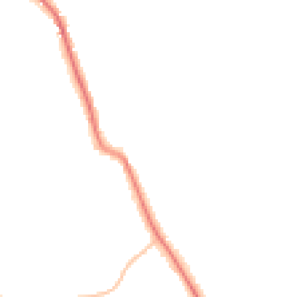 Night-time road noise heatmap for SR6 7UU