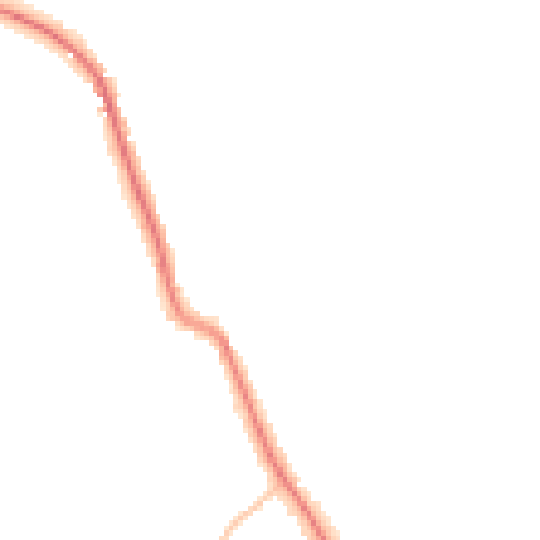 Night-time road noise heatmap for SR6 7XA