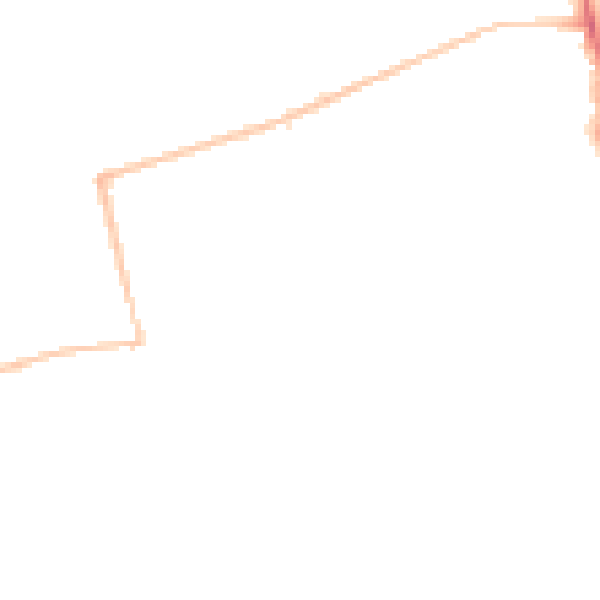 Night-time road noise heatmap for SR6 9BN