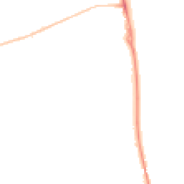 Night-time road noise heatmap for SR6 9DU