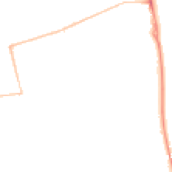 Night-time road noise heatmap for SR6 9EF