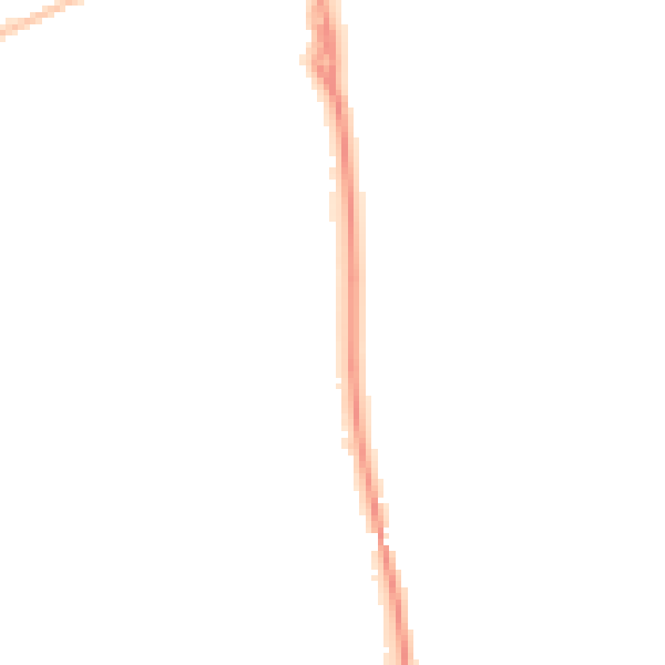 Night-time road noise heatmap for SR6 9NR