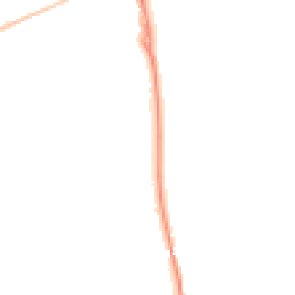 Night-time road noise heatmap for SR6 9NT