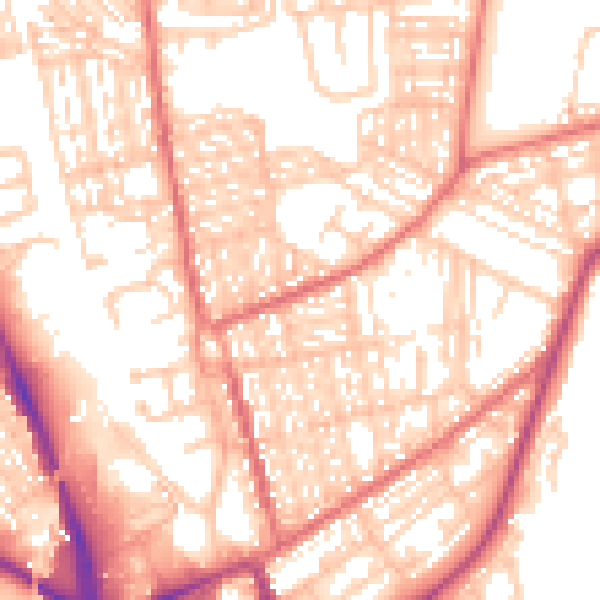Daytime road noise heatmap for SR6 9ST