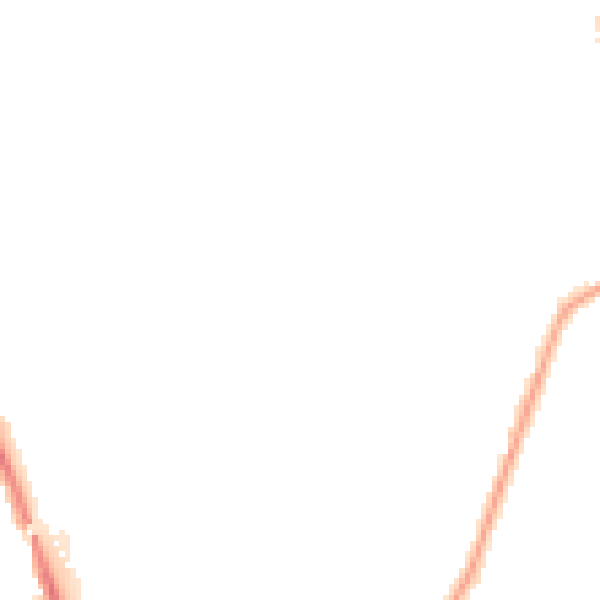 Night-time road noise heatmap for SR6 9TS