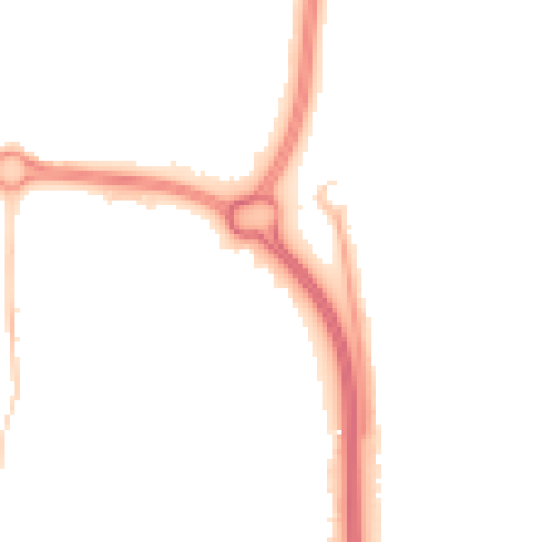 Night-time road noise heatmap for SS14 1BL