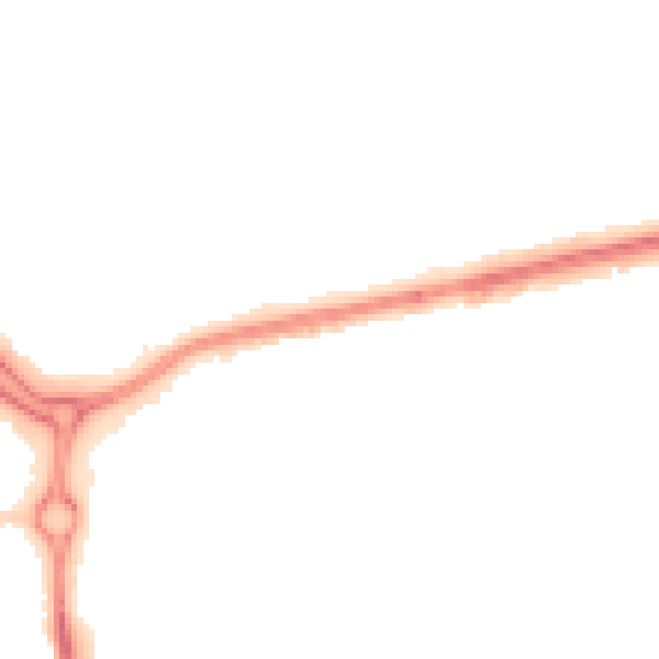 Night-time road noise heatmap for SS14 1EH