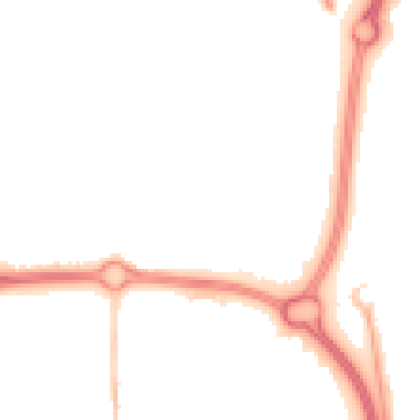 Night-time road noise heatmap for SS14 3RH
