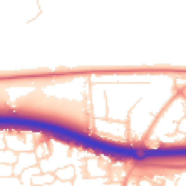 Daytime road noise heatmap for SS15 4AB