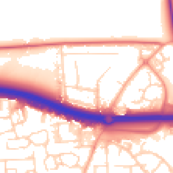 Daytime road noise heatmap for SS15 4AH