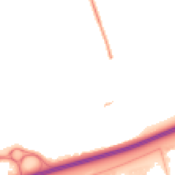 Night-time road noise heatmap for SS15 4AR