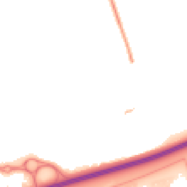 Night-time road noise heatmap for SS15 4AS