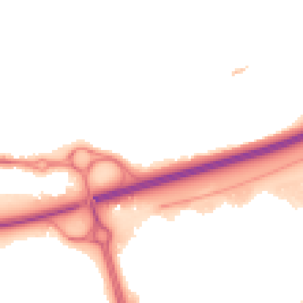 Night-time road noise heatmap for SS15 4BJ