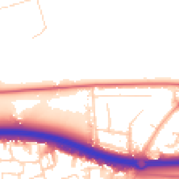 Daytime road noise heatmap for SS15 4BY