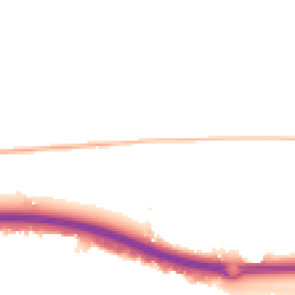 Night-time road noise heatmap for SS15 4BY