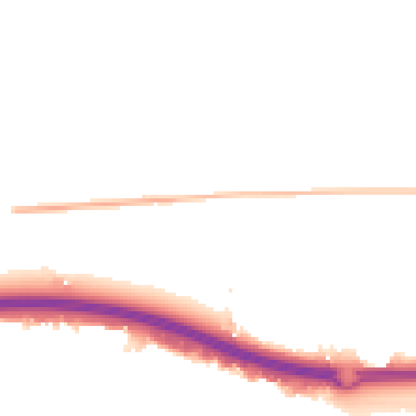 Night-time road noise heatmap for SS15 4BZ