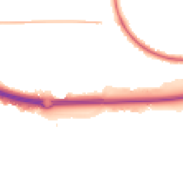 Night-time road noise heatmap for SS15 4DZ