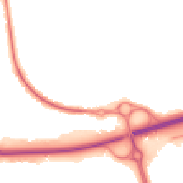 Night-time road noise heatmap for SS15 4EH