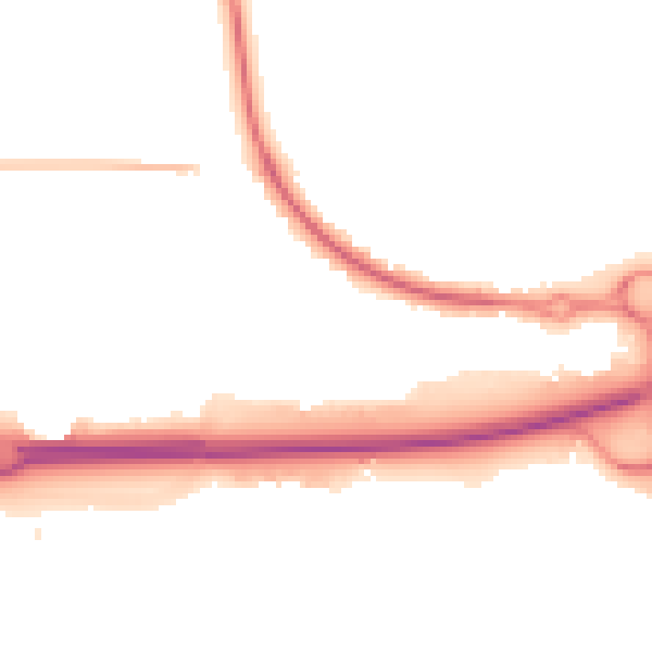 Night-time road noise heatmap for SS15 4EX