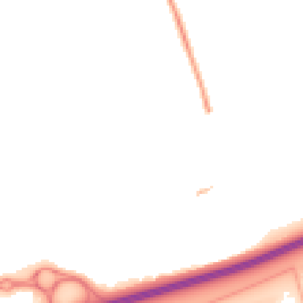 Night-time road noise heatmap for SS15 4JZ