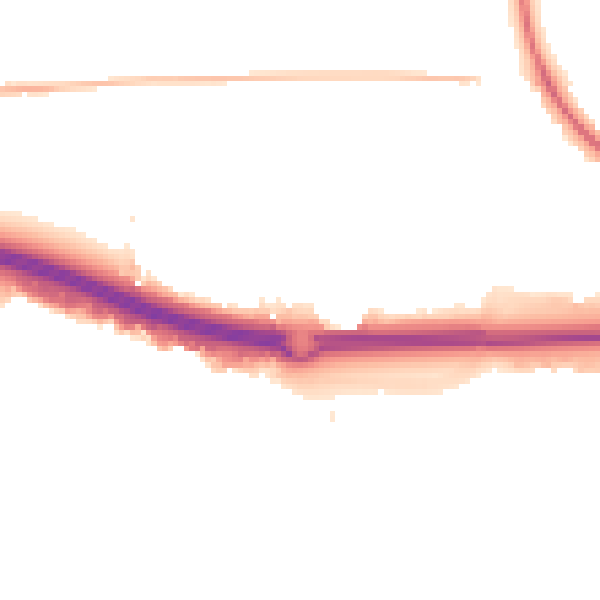 Night-time road noise heatmap for SS15 4LE