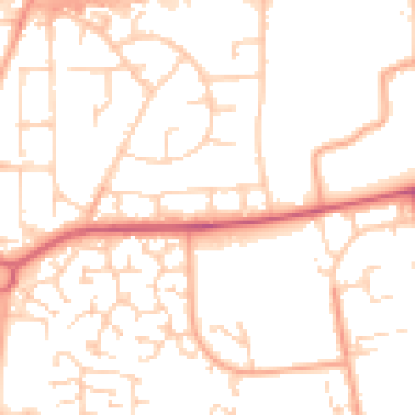 Daytime road noise heatmap for SS15 5BP