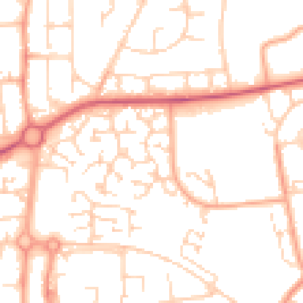 Daytime road noise heatmap for SS15 5FY