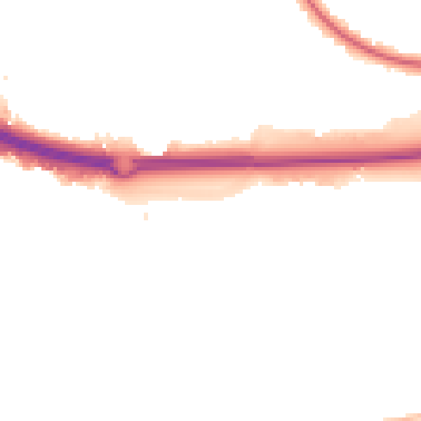 Night-time road noise heatmap for SS15 5RB
