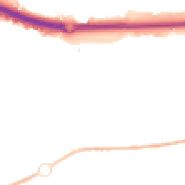 Night-time road noise heatmap for SS15 5RQ