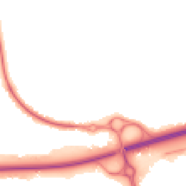 Night-time road noise heatmap for SS15 5TA