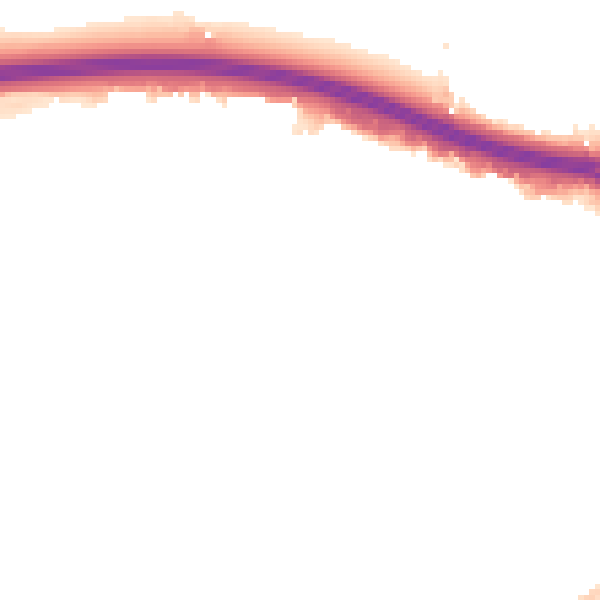 Night-time road noise heatmap for SS15 6DX