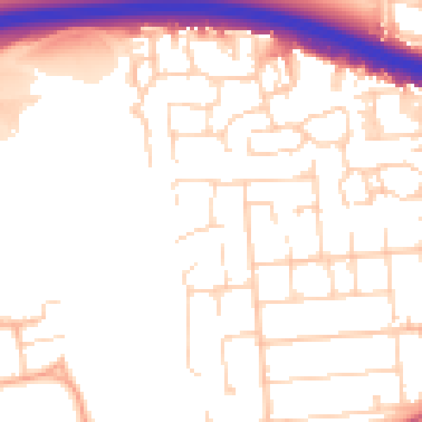 Daytime road noise heatmap for SS15 6DZ