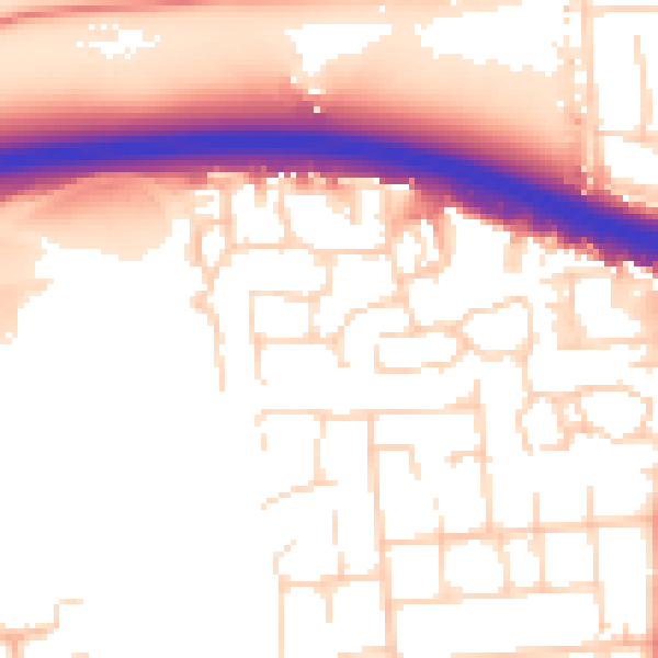 Daytime road noise heatmap for SS15 6FU