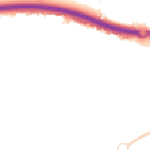 Night-time road noise heatmap for SS15 6HT