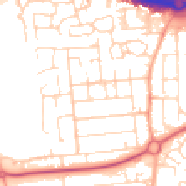 Daytime road noise heatmap for SS15 6JH