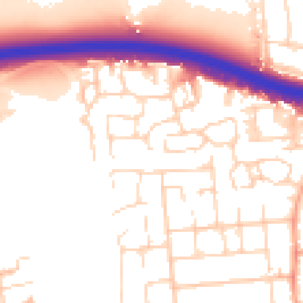 Daytime road noise heatmap for SS15 6LJ