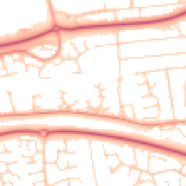 Daytime road noise heatmap for SS15 6QP