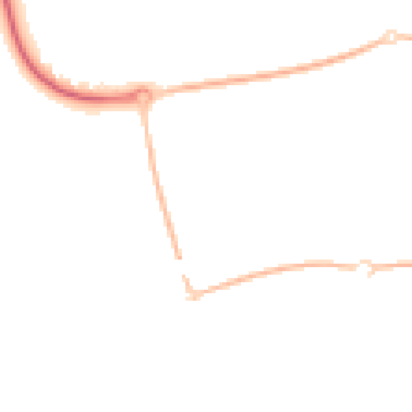 Night-time road noise heatmap for SS15 6SN