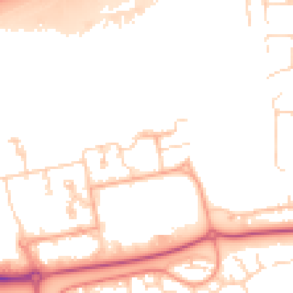 Daytime road noise heatmap for SS15 6SR