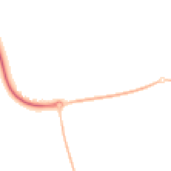 Night-time road noise heatmap for SS15 6SS