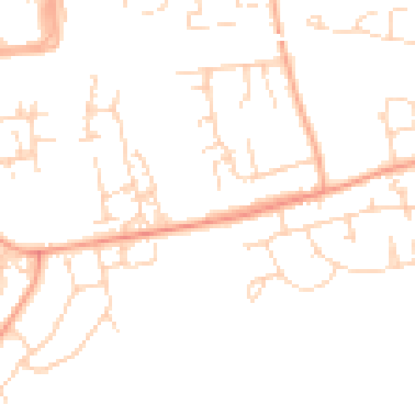 Daytime road noise heatmap for SS16 4AF