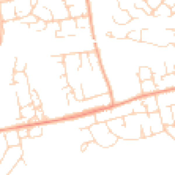 Daytime road noise heatmap for SS16 4AW