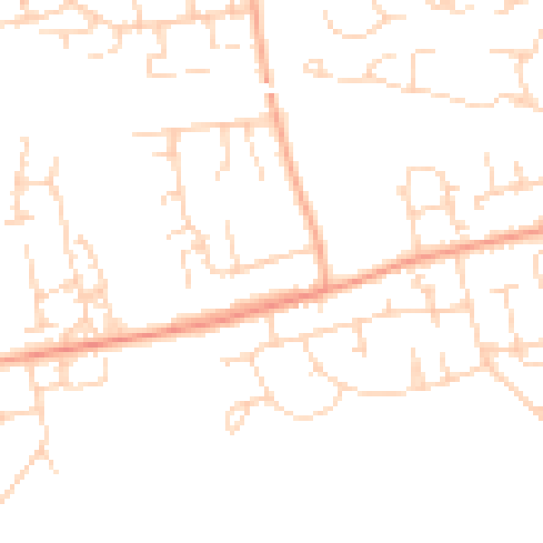 Daytime road noise heatmap for SS16 4BE