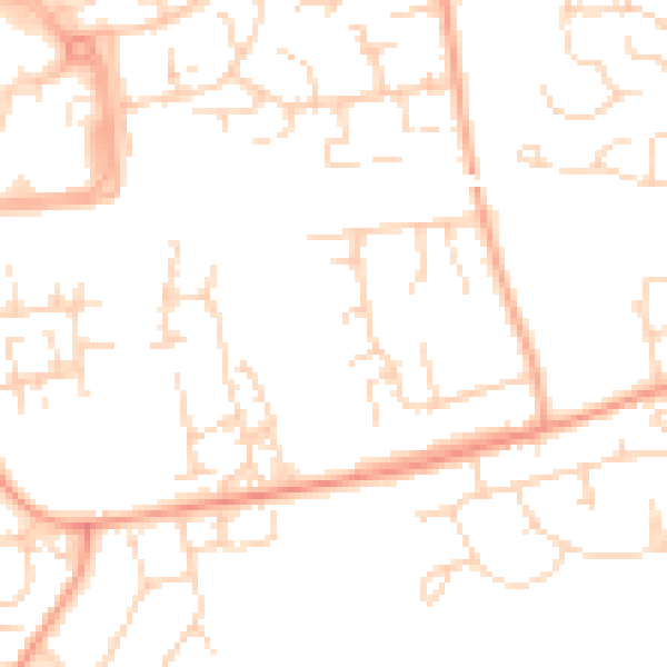Daytime road noise heatmap for SS16 4BG