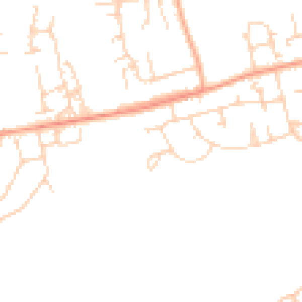 Daytime road noise heatmap for SS16 4BP