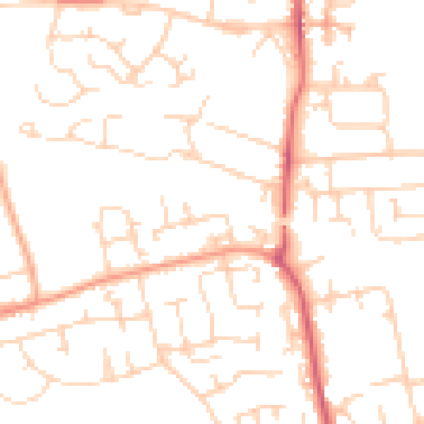 Daytime road noise heatmap for SS16 4GB