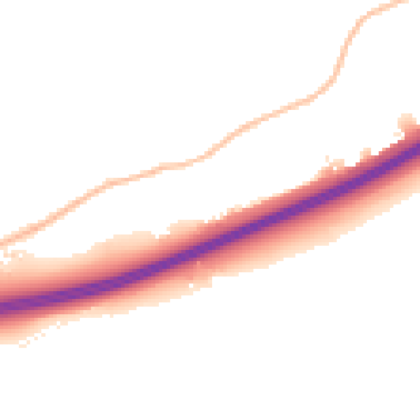 Night-time road noise heatmap for SS16 4XU