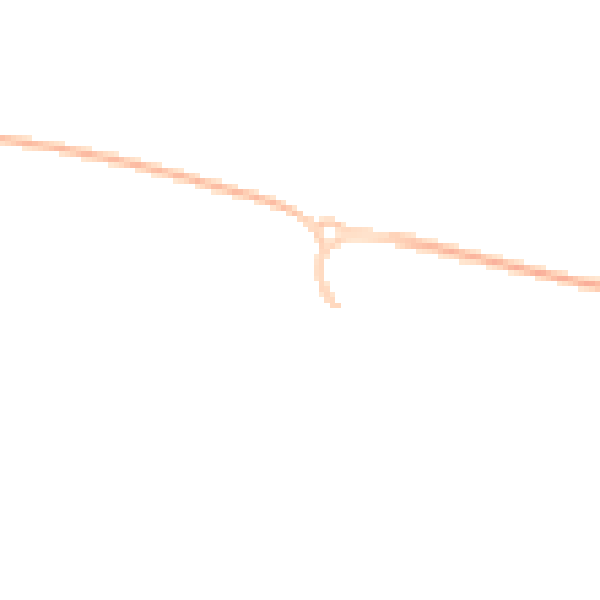 Night-time road noise heatmap for SS16 6RE