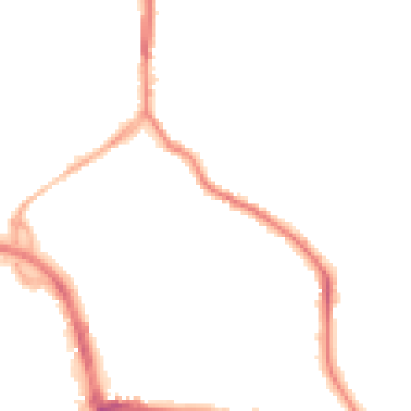 Night-time road noise heatmap for ST1 2DD