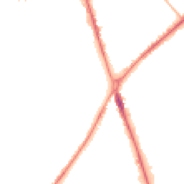Night-time road noise heatmap for ST1 3DU